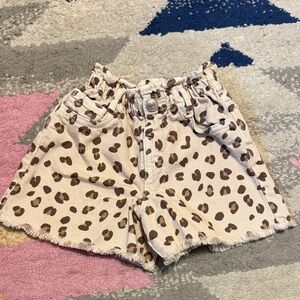 ZARA Leopard Print Shorts